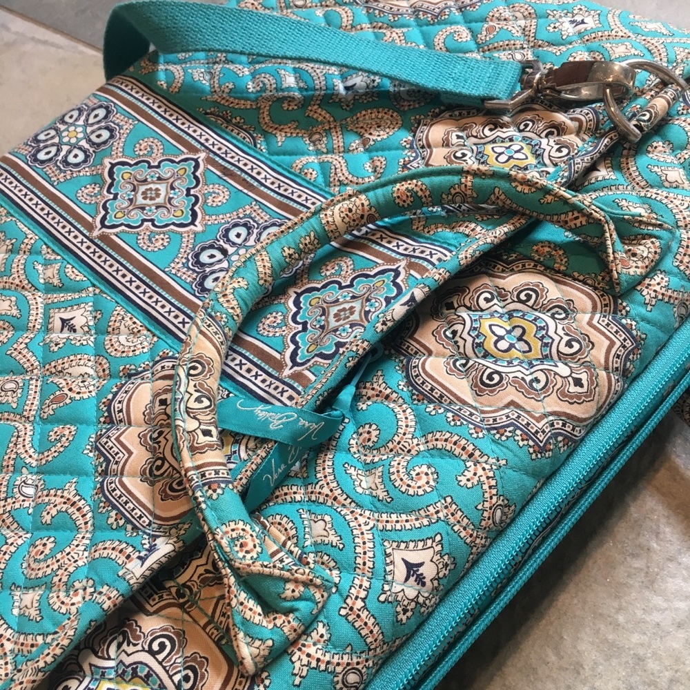 Vera Bradley Light Blue Floral Laptop Case